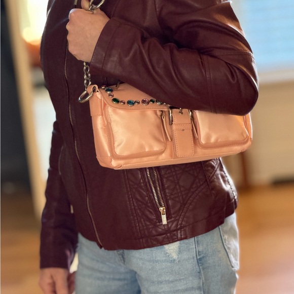 Sondra Roberts NY Pink Rhinestone Clutch- NWOT - Picture 13 of 16